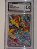 Pokemon 9.5 Zeraora 151/142 Illustration Rare Holo Sv07 Stellar Crown 2024