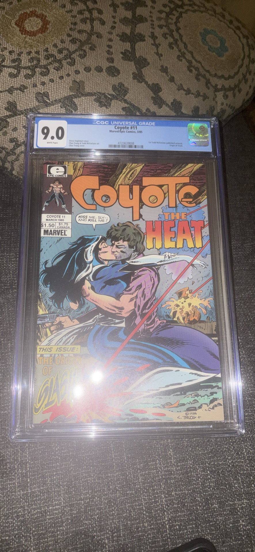 Coyote The Heat ( Rare 1st Todd Mcfarlane)