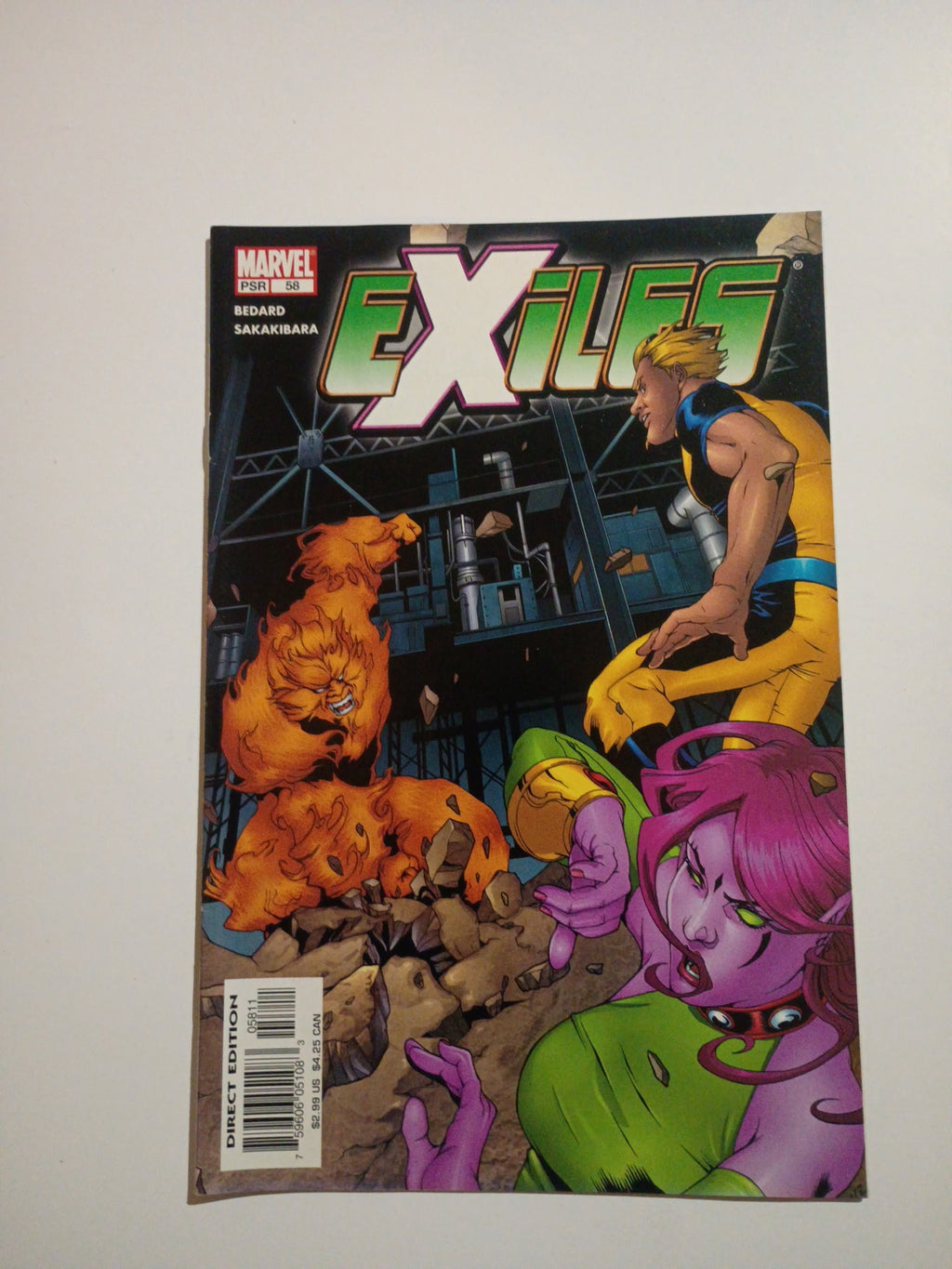 Exiles 58 Blink Sasquatch Marvel Comics X-men Multiverse What